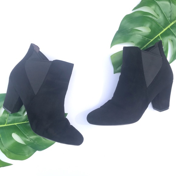 BCBGeneration Womens Dolan Ankle Boots Booties Brown Faux  BCNGeneration Dolan Heeled Chelsea Ankle Booties